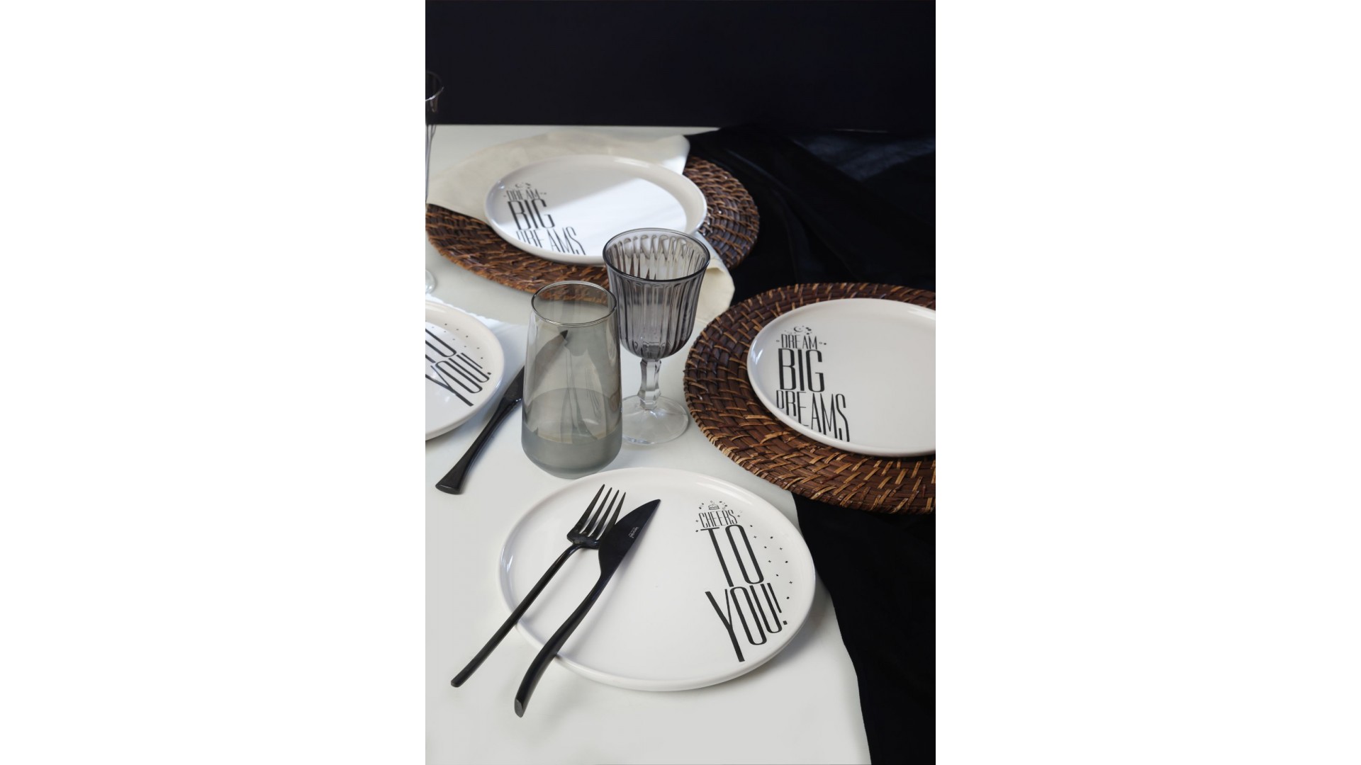 Dream & Cherrs Nordic Pasta Tabağı 22 Cm 4 Parça 22729-30