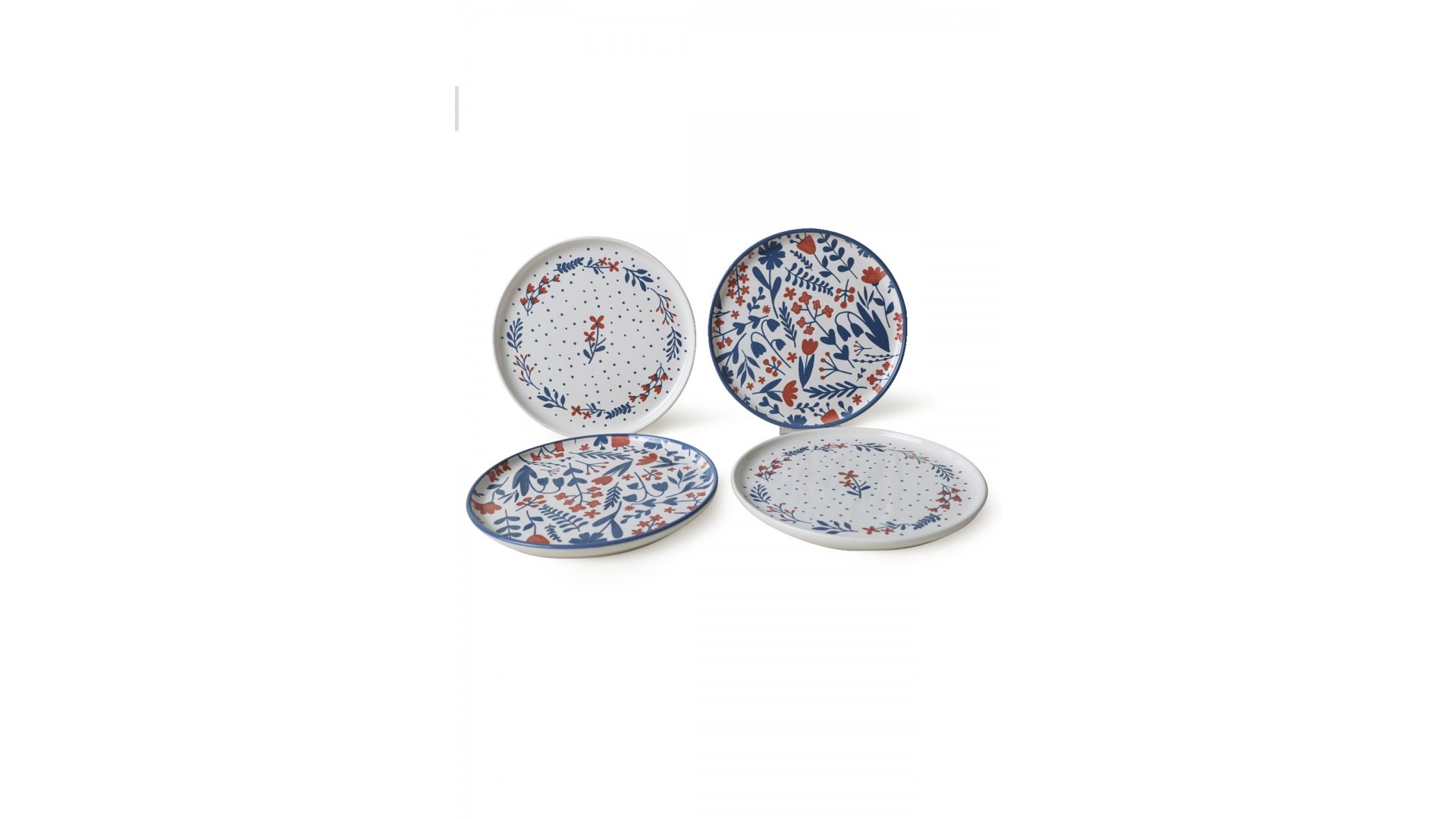 Dot & Bloom Nordic Pasta Tabağı 22 Cm 4 Adet 22963-64