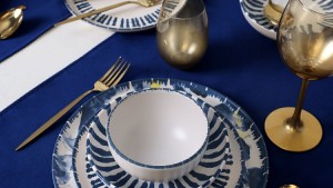 Keraart Azure Yemek Takımı 24 Parça 6 Kişilik 21423-24-25