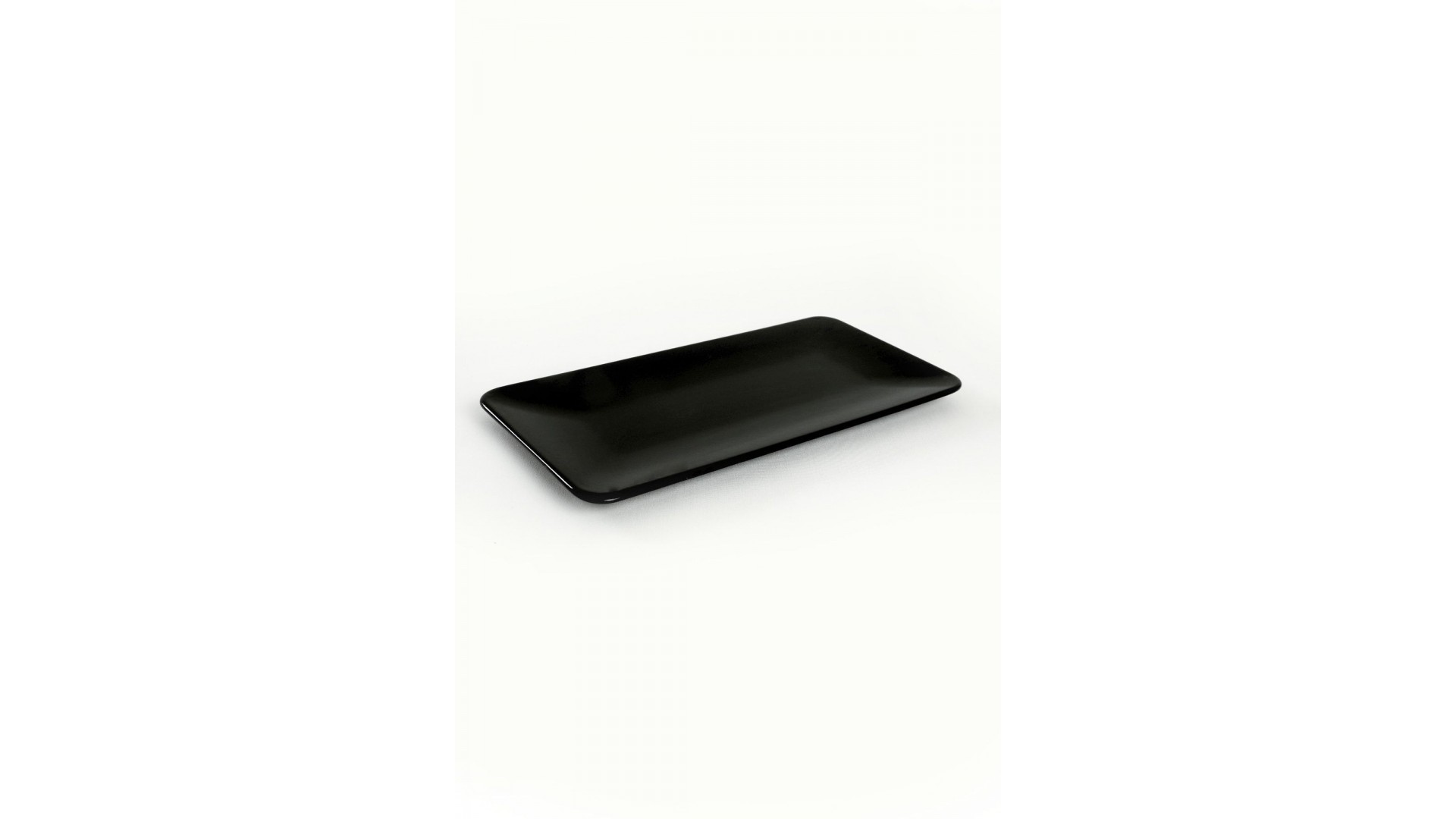 Siyah Siera Kayık Tabak 33 Cm 2 Adet