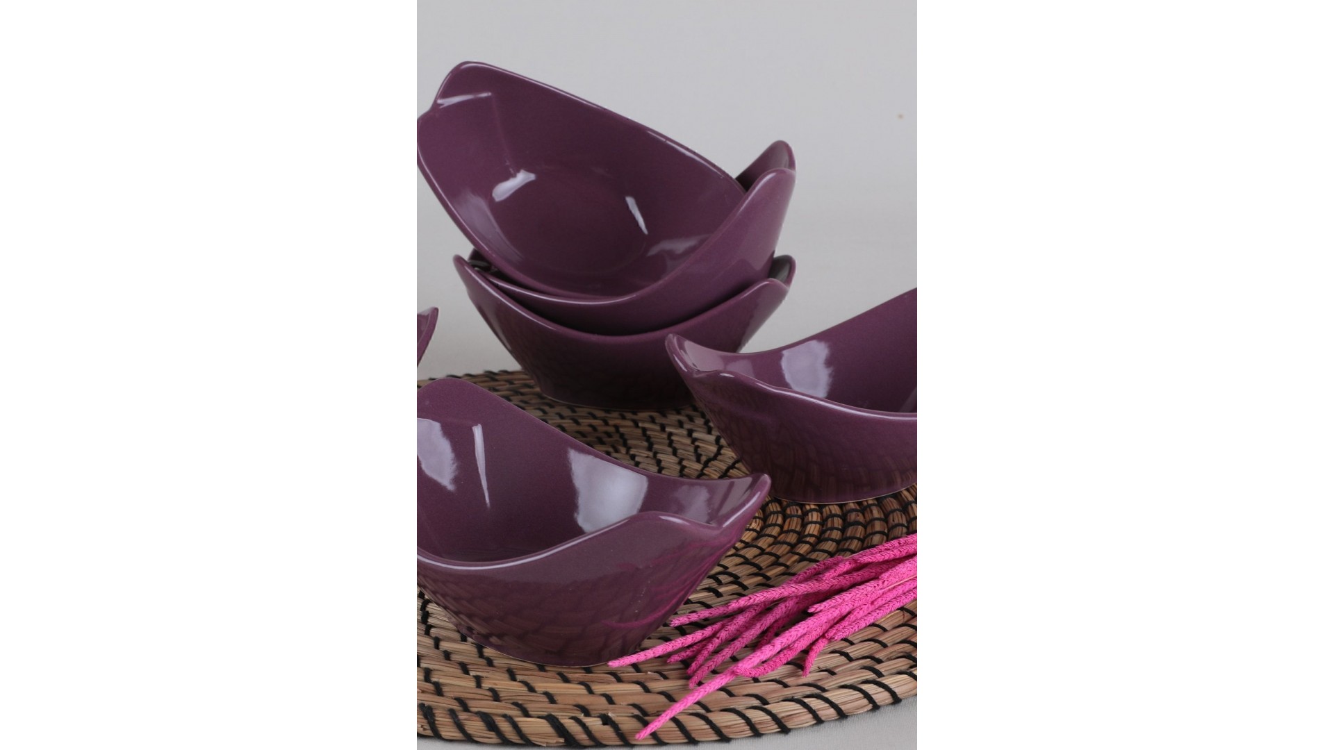 Mor Sera Çerezlik/Sosluk 16 Cm 6 Adet