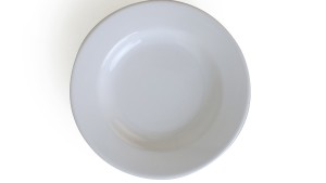 Beyaz Linda Yemek Tabağı 21 Cm 6 Adet 006
