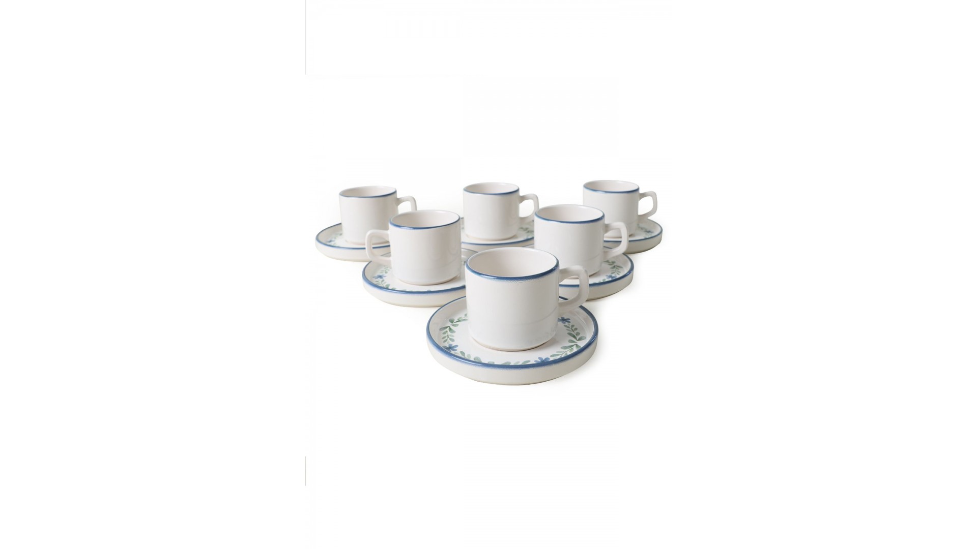 Daphne Stackable Çay Takımı 12 Parça 6 Kişilik 22921-24