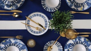Keraart Azure Yemek Takımı 24 Parça 6 Kişilik 21423-24-25