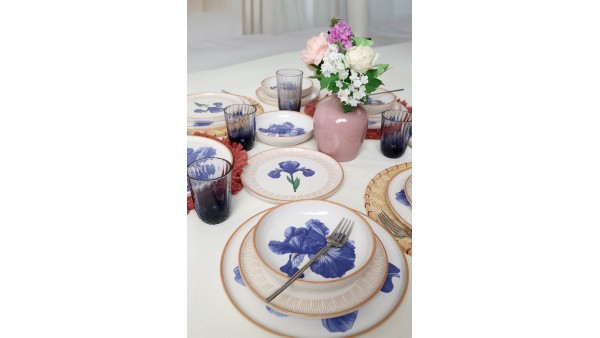 Brush & Bloom Yemek Takımı 18 Parça 6 Kişilik 22957-58