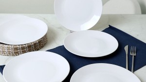 Beyaz Ege Servis Tabağı 26 Cm 6 Adet 006