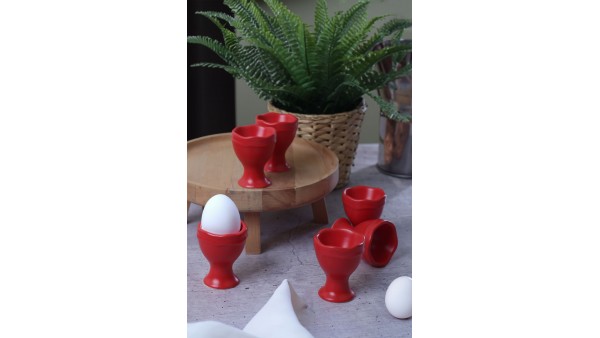 Mat Kırmızı Juliet Yumurtalık 7 Cm 6 Adet