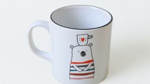 Keraart I Love Coffee Silindir Kupa 10 Cm