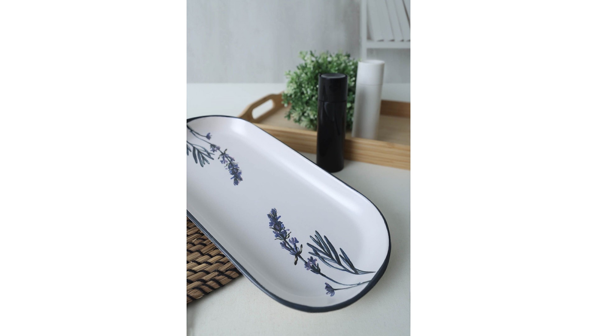 Keraart Çiçek Bahçesi Noyan Kayık Tabak 28 Cm 2 Adet 18942