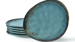 Reaktif Turkuaz Trior Pasta Tabağı 23 Cm 6 Adet 19013