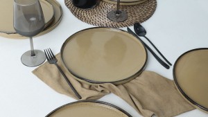 Keraart Vintage Style Stackable Servis Tabağı 27 Cm 6 Adet 21734