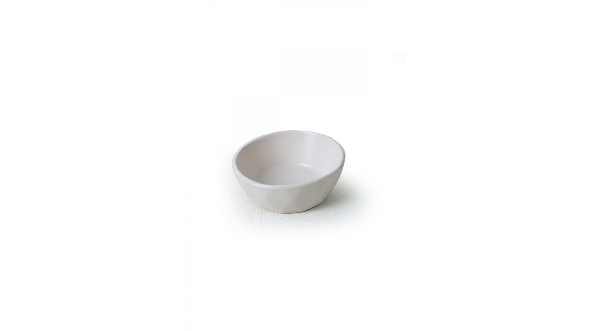 Mat Krem Kristal Çerezlik / Sosluk 12 Cm 6 Adet 950