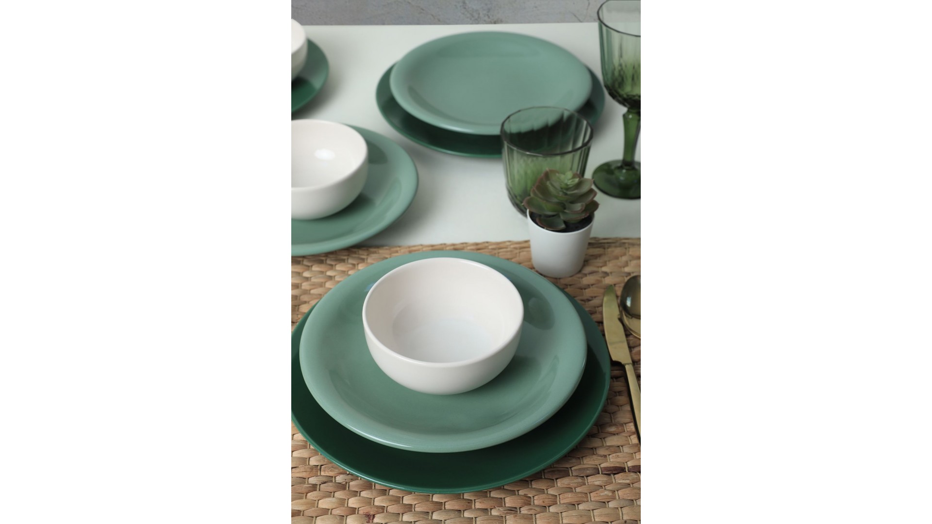 Green Mix Yemek Takımı 18 Parça 6 Kişilik 031-303-308