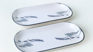Keraart Çiçek Bahçesi Noyan Kayık Tabak 28 Cm 2 Adet 18942