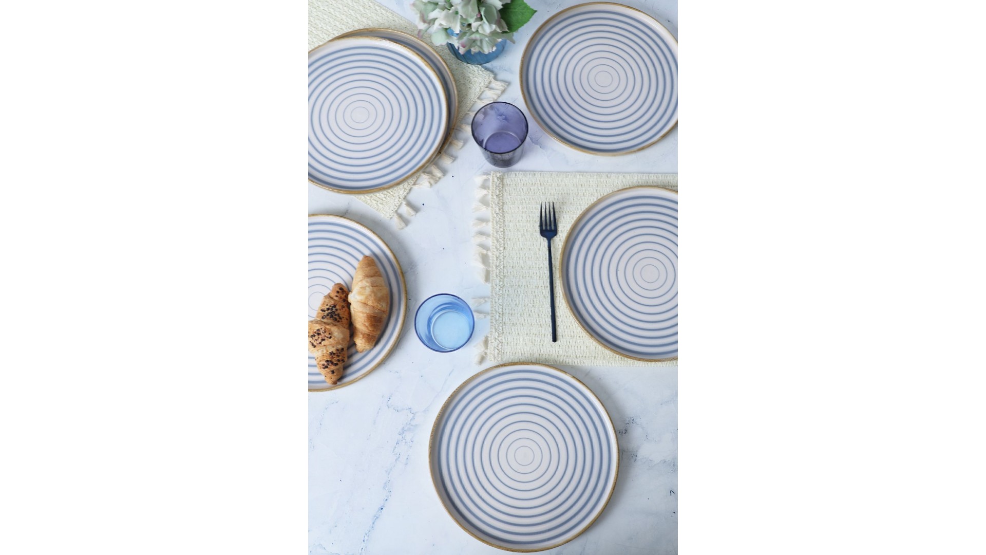 Keraart Ocean Breeze Stackable Servis Tabağı 27 Cm 6 Adet 21733