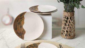 Terra Leaf Ege Pasta Tabağı 20 Cm 4 Adet 22878-79