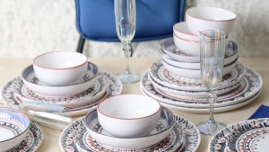 Keraart Ethnic Yemek Takımı 24 Parça 6 Kişilik 21616-17-28-24