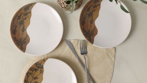 Terra Leaf Ege Pasta Tabağı 20 Cm 4 Adet 22878-79