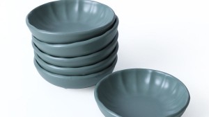 Mat Yeşil Sirius Çerezlik / Sosluk 12 Cm 6 Adet 322