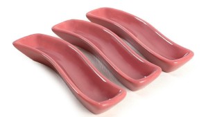 Gül Kurusu İvory Zeytinlik 3 Adet 18 Cm