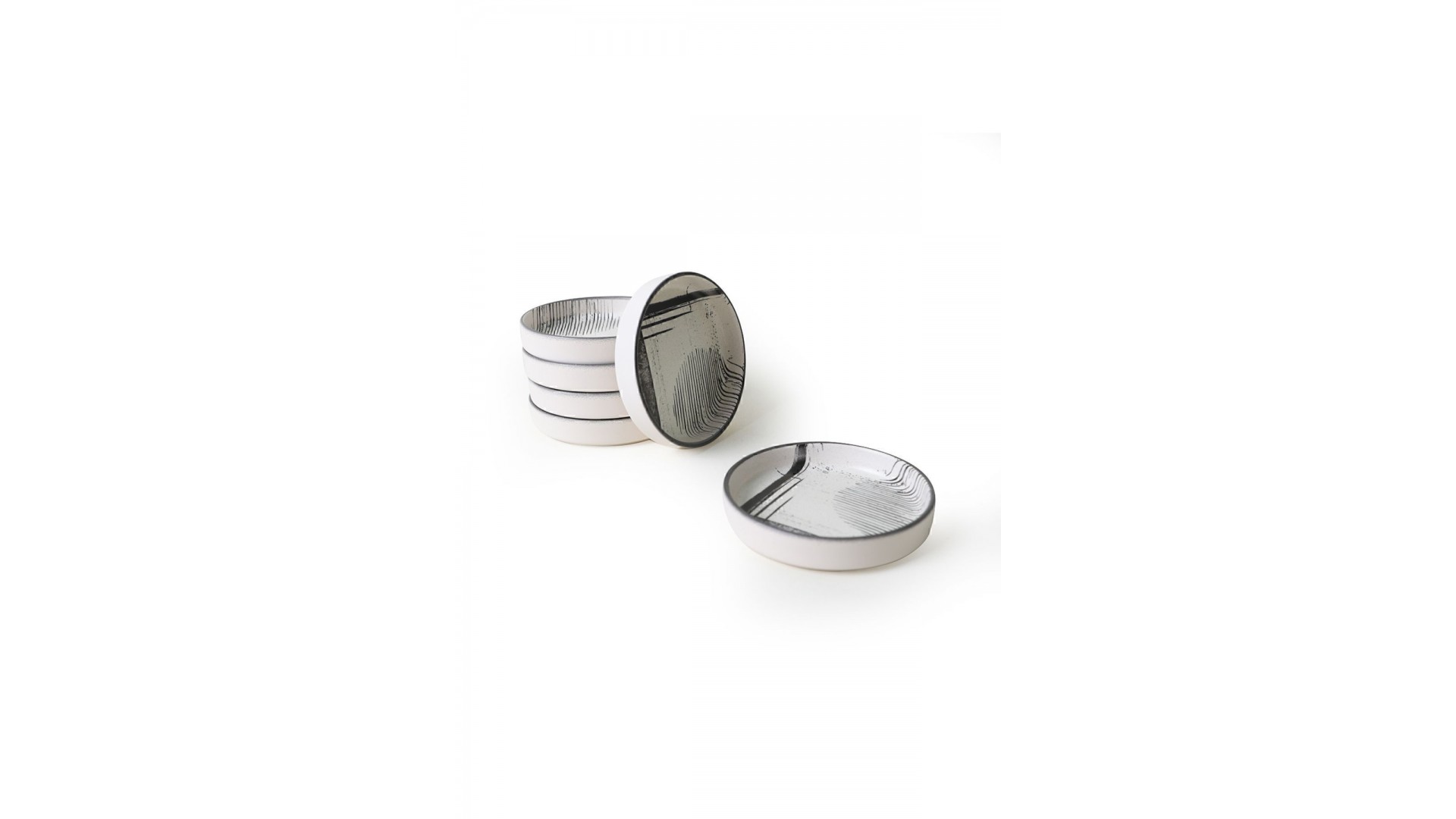 Keraart Shadowy Stackable Çerezlik / Sosluk 14 Cm 6 Adet 21784