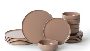Nordic Mat Toprak Taupe Yemek Takımı 18 Parça 6 Kişilik 977