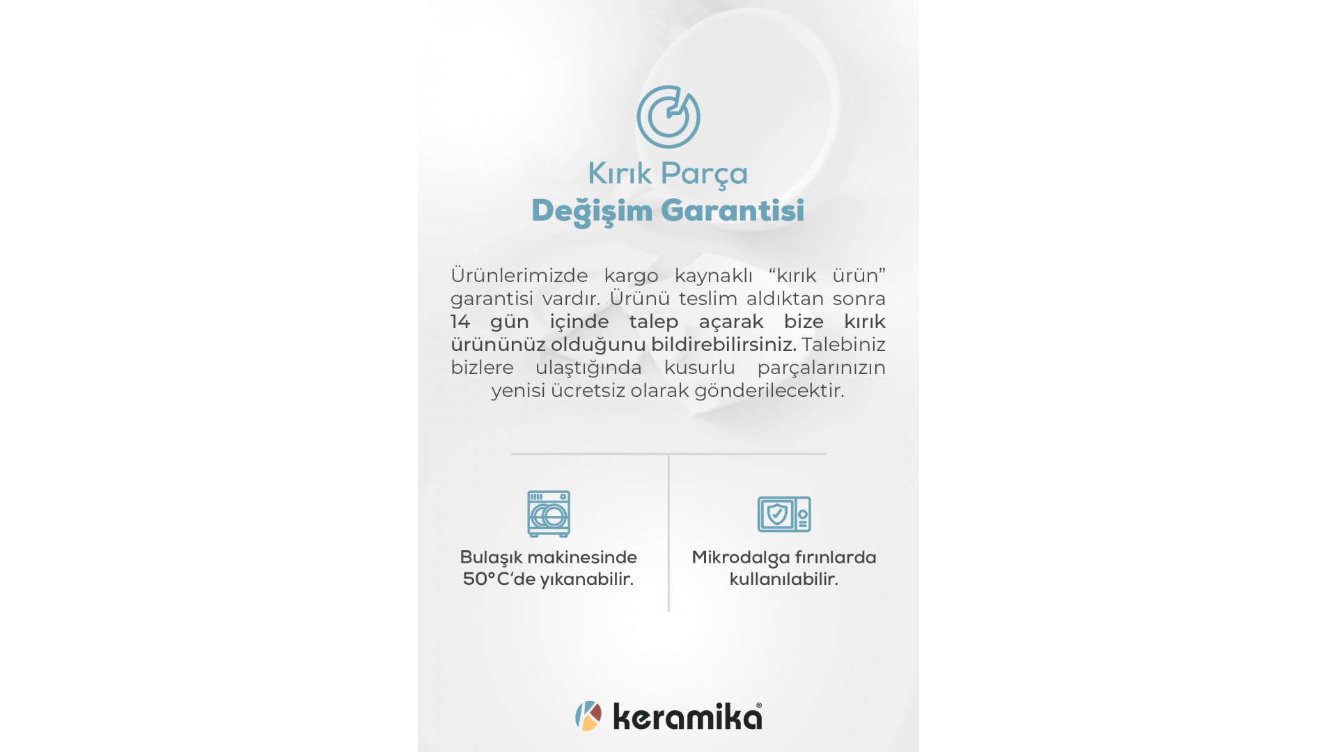 Shizen Mavi / Krem Formart Kahve Takımı 8 Parça 4 Kişilik Q39-Q44