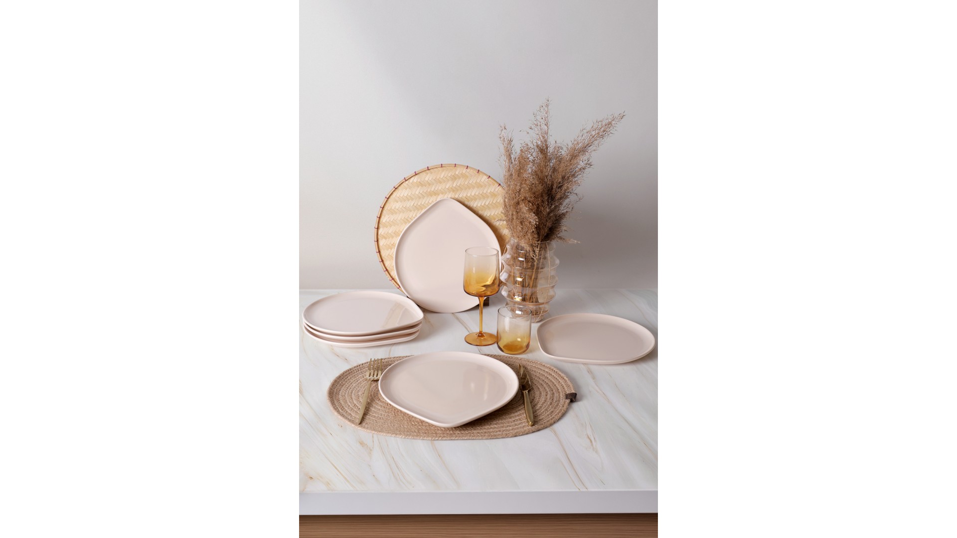 Krem Serenity Servis Tabağı 27 Cm 6 Adet 030