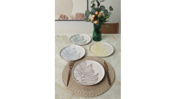 Leaf Harmony Nordıc Pasta Tabağı 22 Cm 4 Adet / 22974-77