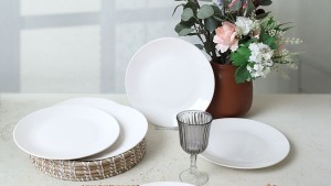 Beyaz Ege Servis Tabağı 26 Cm 6 Adet 006