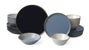 Safir Gri Yemek Takımı 6 Kişilik 24 Parça 624-995