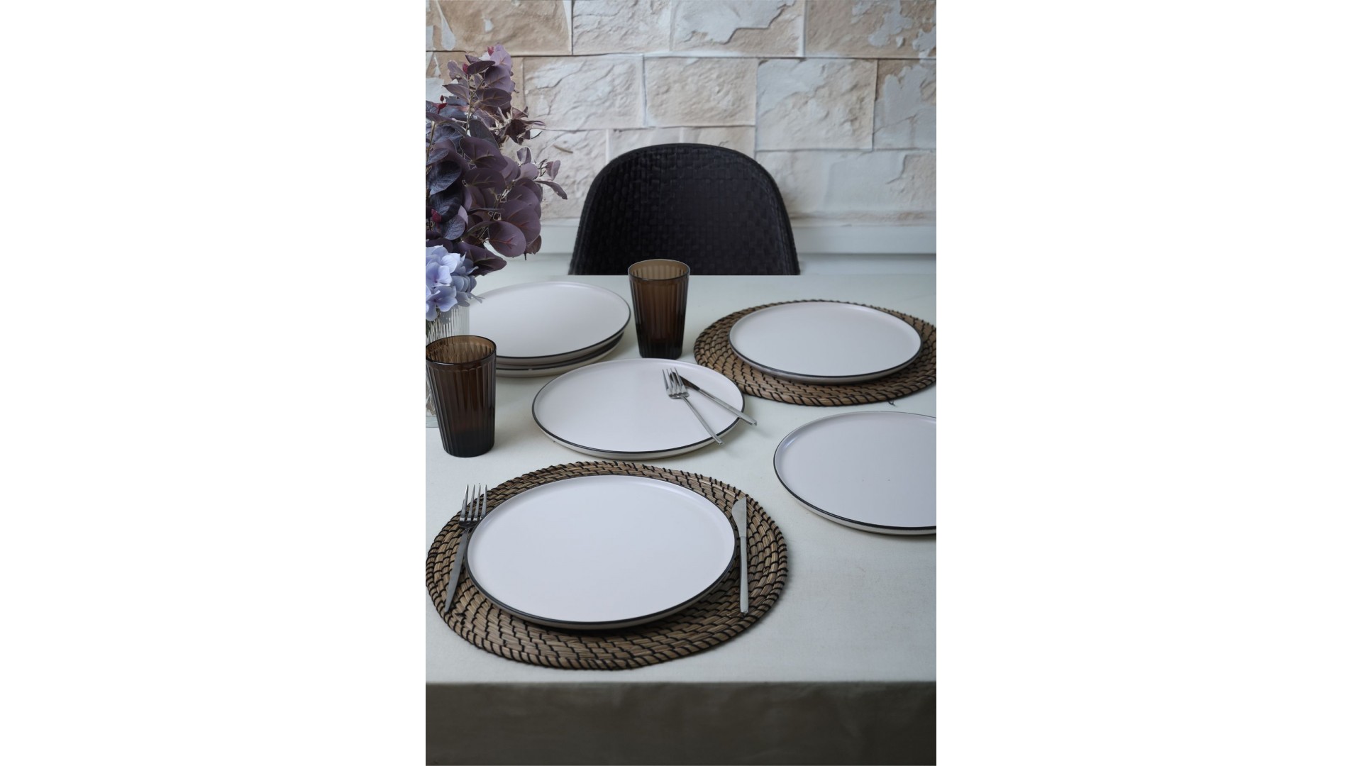 Simply Nordic Servis Tabağı 28 Cm 6 Adet 19985