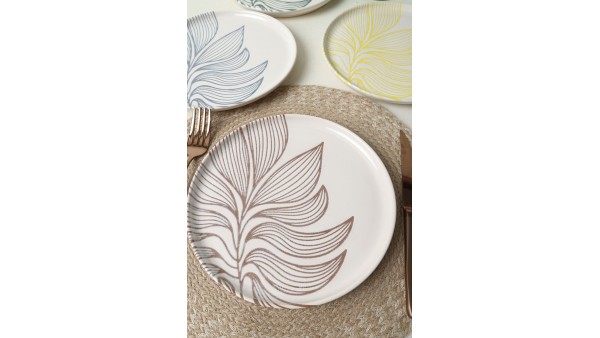 Leaf Harmony Nordıc Pasta Tabağı 22 Cm 4 Adet / 22974-77
