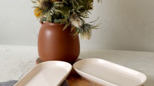 Krem Noyan Kayık Tabak 28 Cm 2 Adet 030