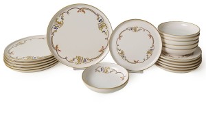 Bronze Bloom Yemek Takımı 18 Parça 6 Kişilik 22926-27-29