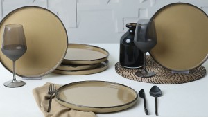 Keraart Vintage Style Stackable Servis Tabağı 27 Cm 6 Adet 21734