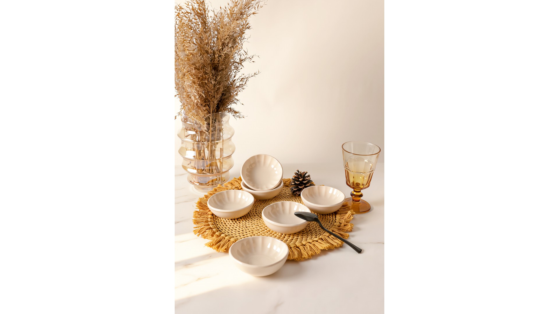 Krem Sirius Çerezlik / Sosluk 10 Cm 6 Adet 030