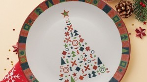 Keraart New Year Çam Servis Tabağı 26 Cm 21652