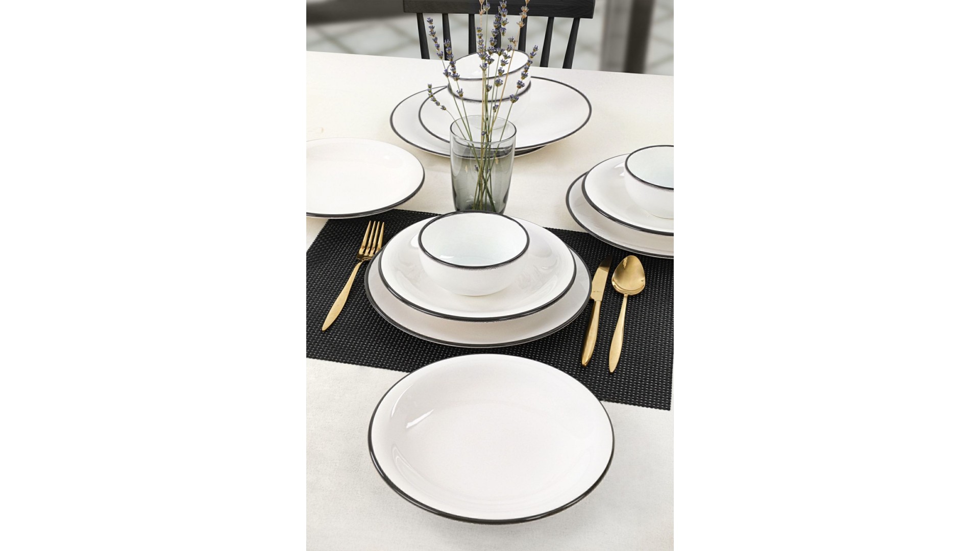 Keraart Simply Yemek Takımı 12 Parça 4 Kişilik - 19985