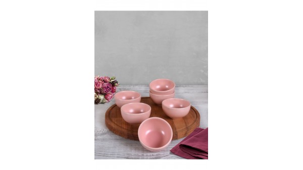 Bulut Mat Açık Pembe Çerezlik/Sosluk 8 Cm 6 Adet