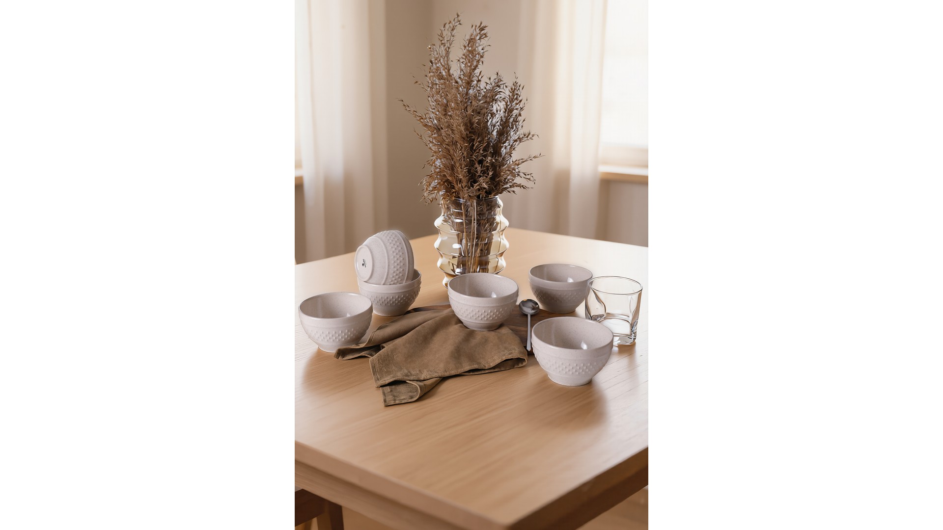 Reaktif Krem Rice Kase 11 Cm 6 Adet Q59