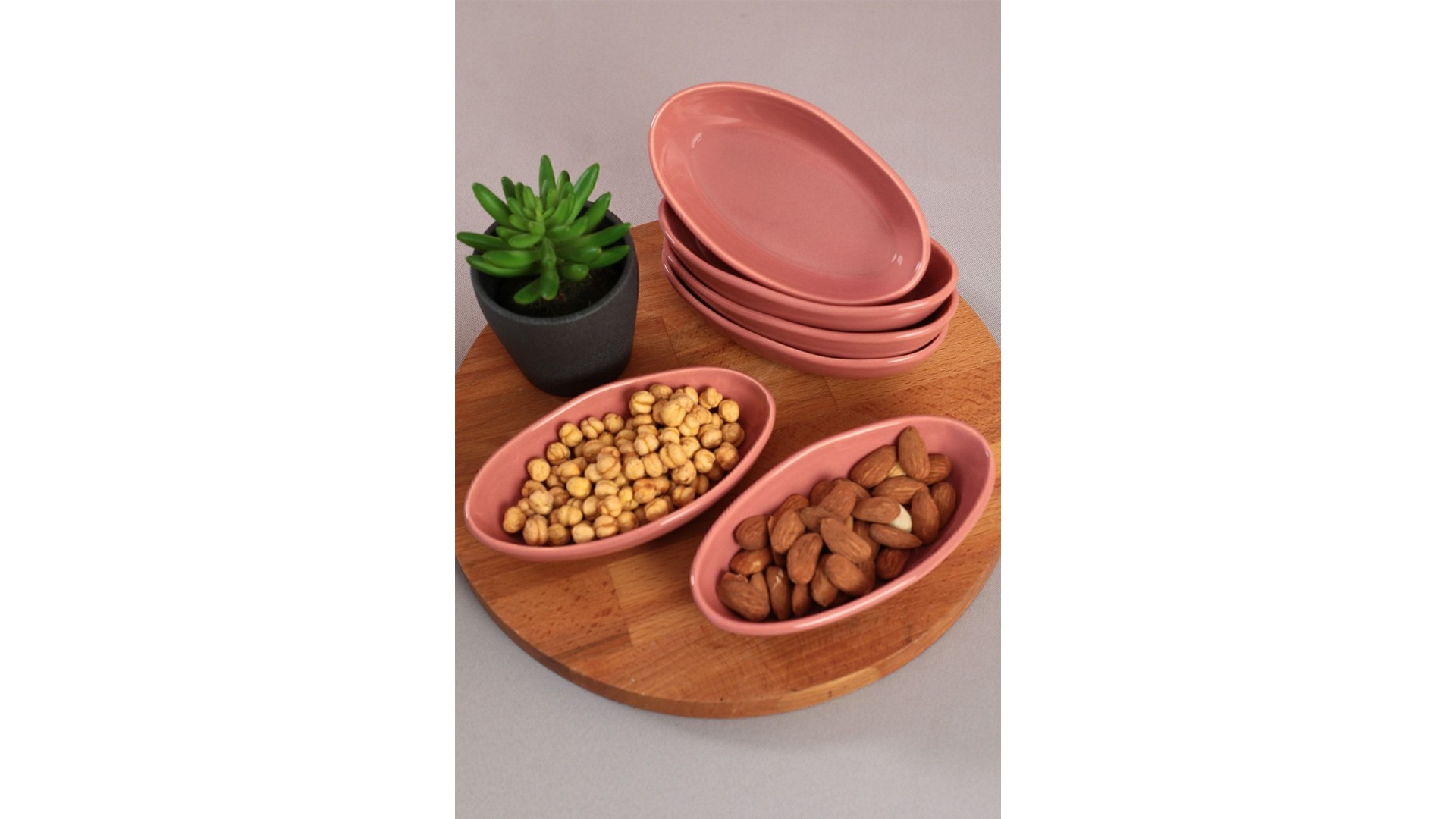 Gül Kurusu Deniz Çerezlik/Sosluk 14 Cm 6 Adet
