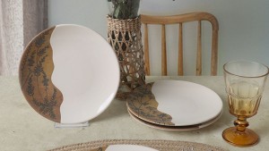 Terra Leaf Ege Pasta Tabağı 20 Cm 4 Adet 22878-79