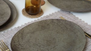 Mat Toprak Stella Servis Tabağı 32 Cm 6 Adet 20572