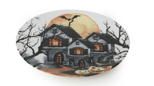 Keraart Halloween Blue Castle Servis Tabağı 26 Cm 19952
