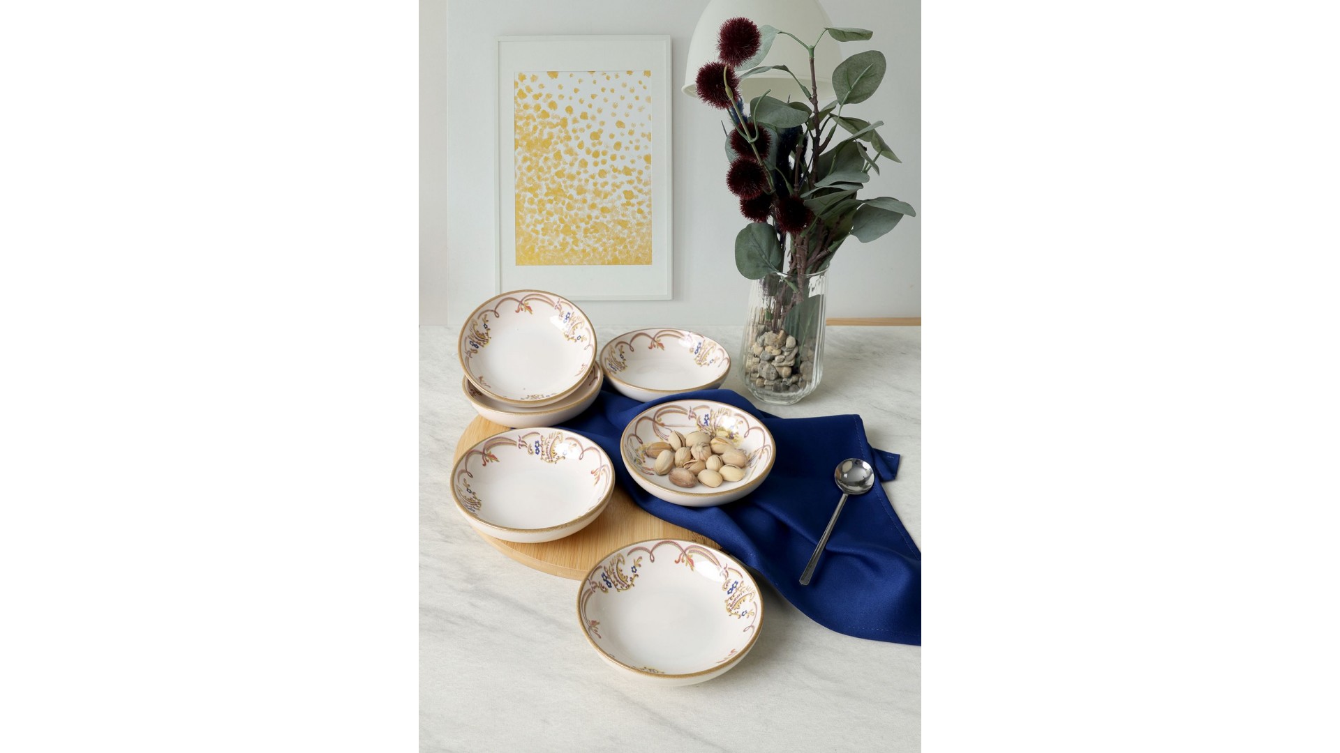 Bronze Bloom Halka Çerezlik / Sosluk 13 Cm 6 Adet 22929