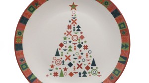 Keraart New Year Çam Servis Tabağı 26 Cm 21652