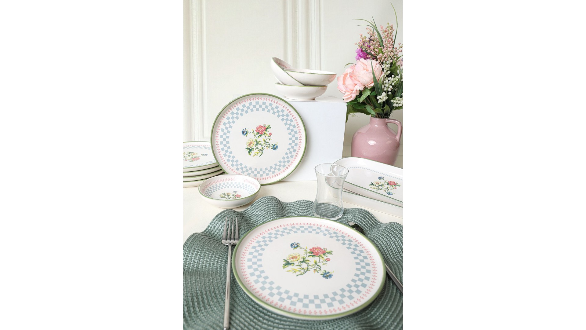 Rose Line Kahvaltı Takımı 12 Parça 6 Kişilik 22911-13