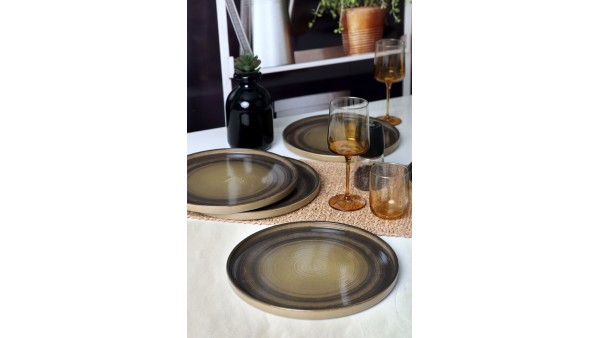 Keraart Vintage Vibe Stackable Servis Tabağı 27 Cm 6 Adet 21781