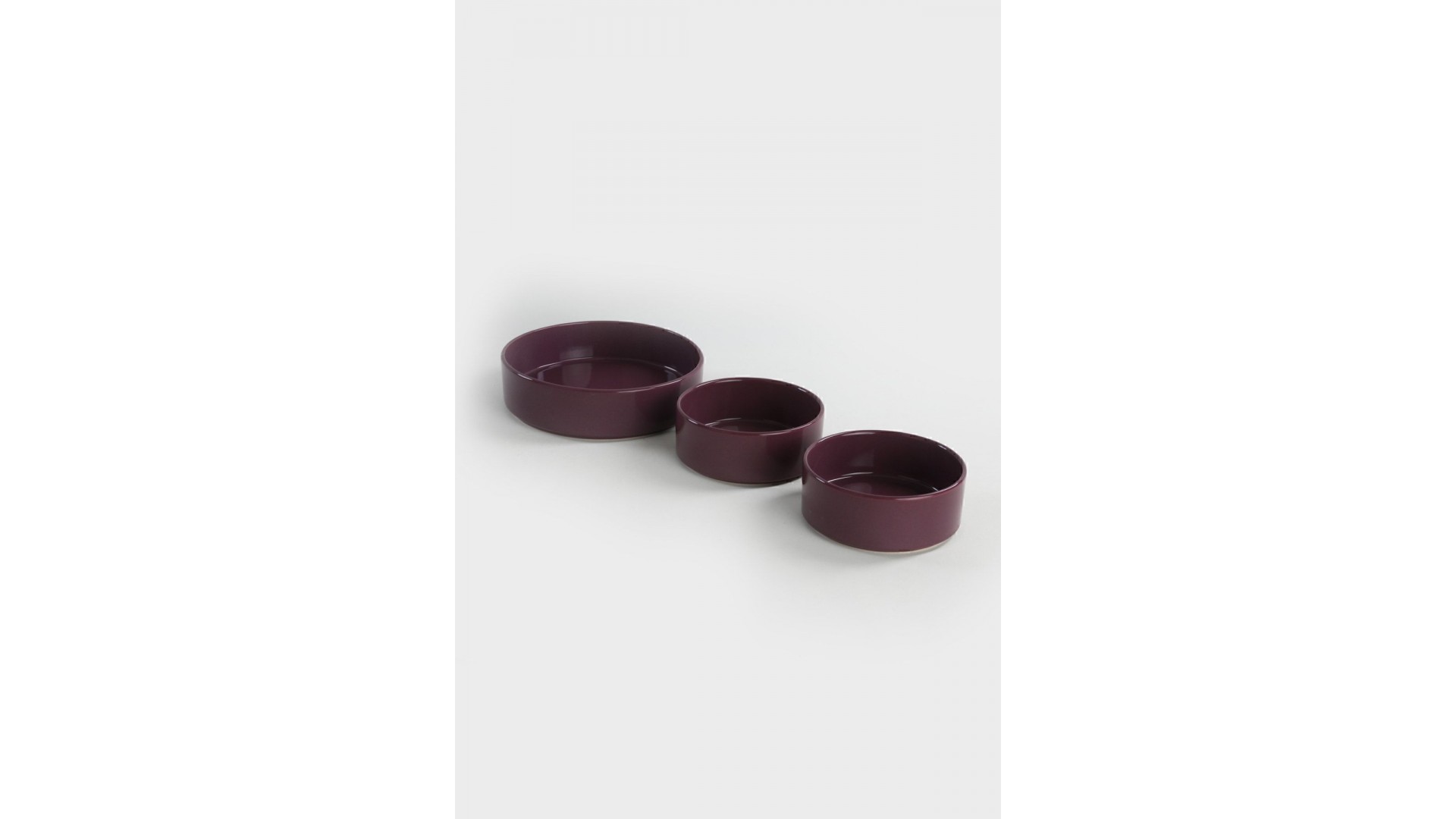Mor Stackable Salata/Çerez Seti 3 Parça